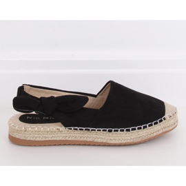 Fekete női espadrilles 3016 Black 1