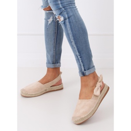 Bézs espadrillák nőknek 3016 Bézs 1