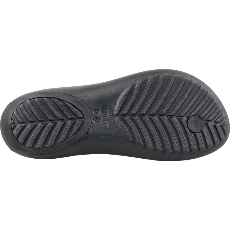 Crocs Serena Embellish Flip W 205600-060 fekete rózsaszín 2