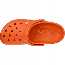 Crocs Crocband 11016-846 cipő fehér narancs 2