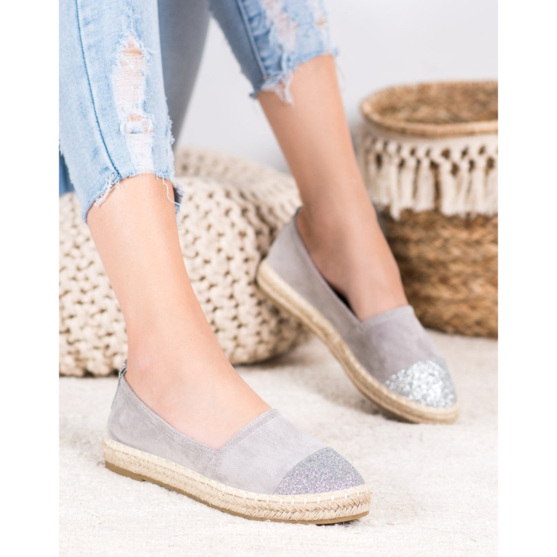 Seastar Espadrilles csillogással szürke 2 Seastar Espadrilles csillogással szürke 2