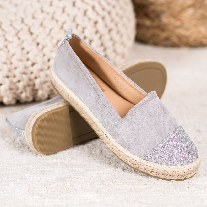 Seastar Espadrilles csillogással szürke 1