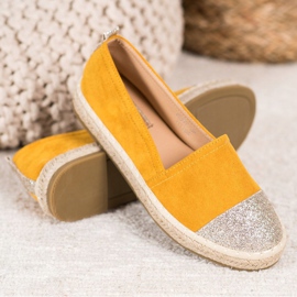 Seastar Espadrilles csillogással sárga 1