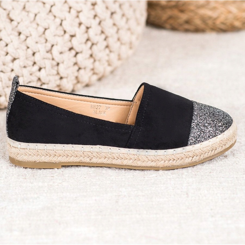 Seastar Espadrilles csillogással fekete 1