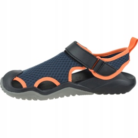 Crocs M Swiftwater Mesh Deck szandál M 205289-4V9 sötétkék 1