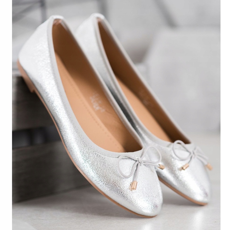 Seastar Öko bőr balerinák szürke 1