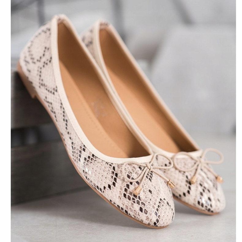 Seastar Öko bőr balerinák bézs 1