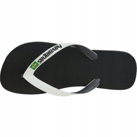 Havaianas Brasil Mix 4123206-0133 papucs fehér fekete 2