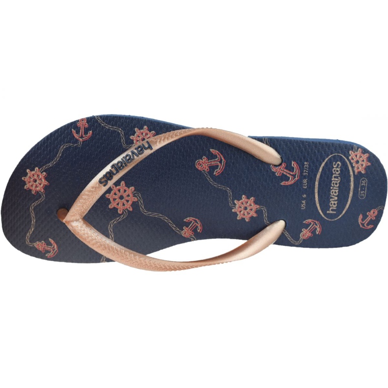 Havaianas Slim Nautial 4137125-1754 papucs ibolya sötétkék 2