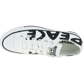 Converse Chuck Taylor All Star Peace 167894C cipő fehér 2