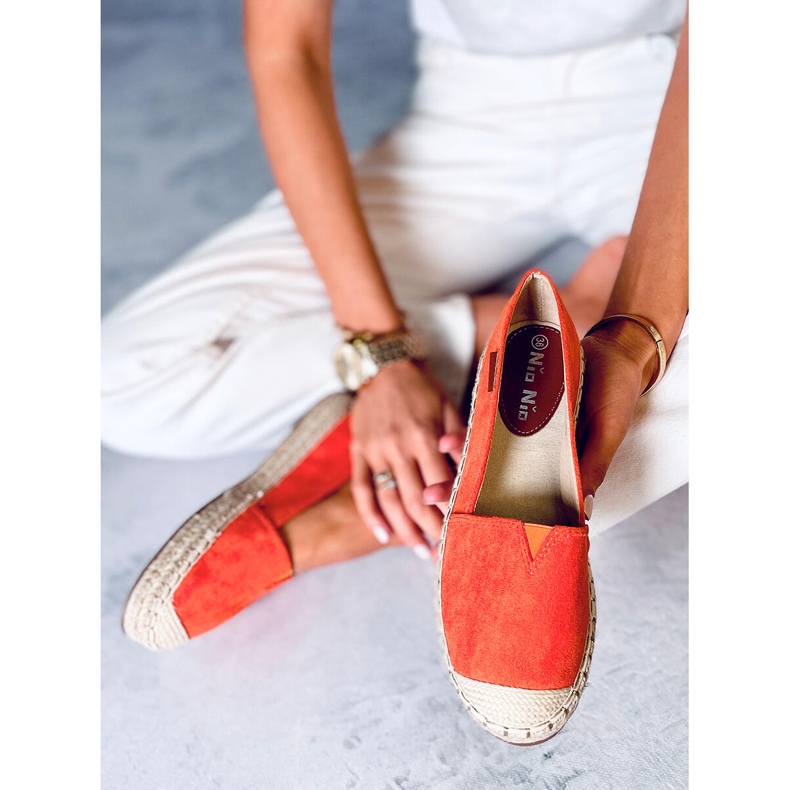 Klasszikus narancssárga espadrilles 99-23A Orange 2 Klasszikus narancssárga espadrilles 99-23A Orange 2