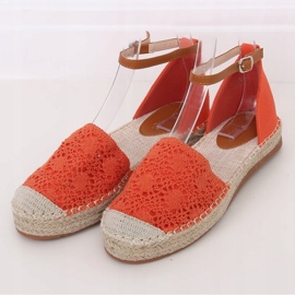 Espadrilles vágott narancs 3035 narancs narancssárga 1 Espadrilles vágott narancs 3035 narancs narancssárga 1
