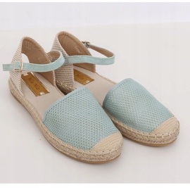 Menta női espadrilles MB-64119 Green zöld 1