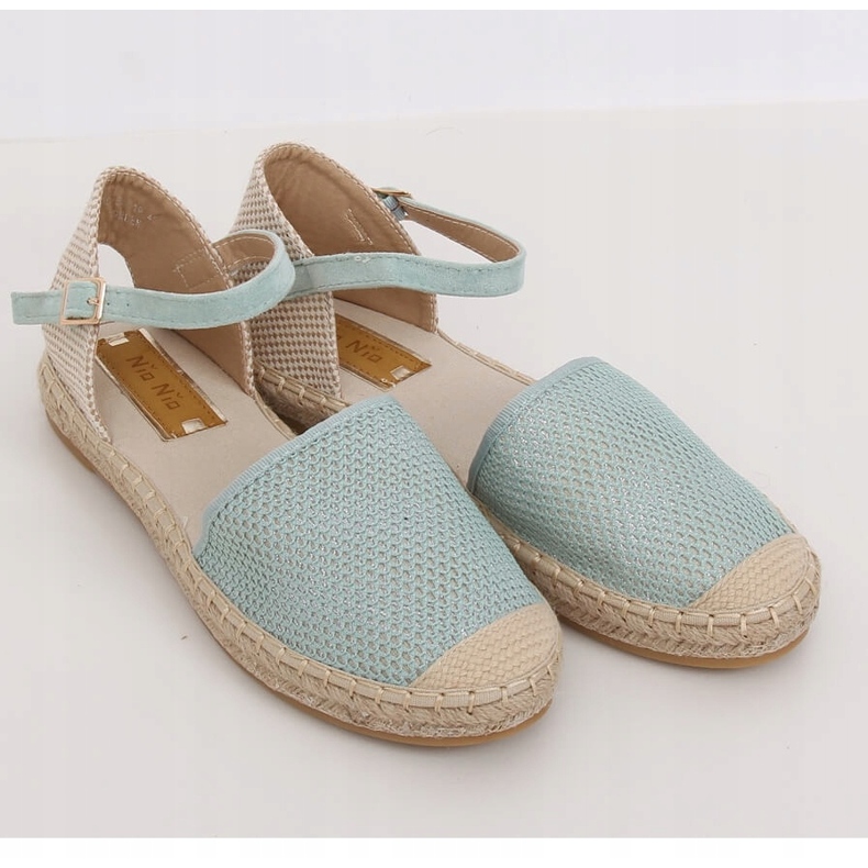 Menta női espadrilles MB-64119 Green zöld 1