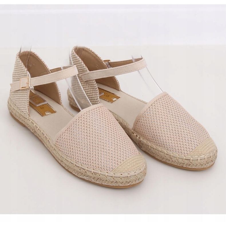 Bézs espadrilles nőknek MB-64119 Bézs 1