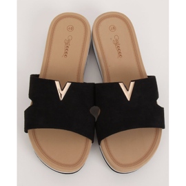 Fekete női fekete papucs G-5035 Black 2