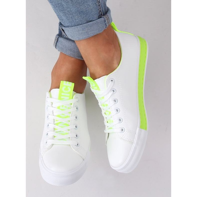 Fehér női cipők CC-17 Green zöld 1