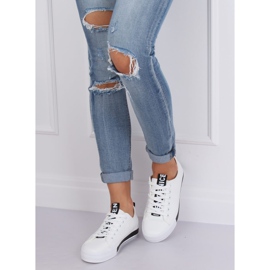 Fehér CC-17 női női tornacipő fekete 1