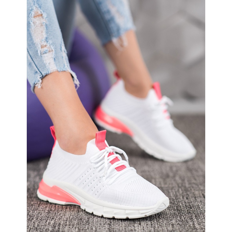 Bella Paris Áttört cipők fehér 1