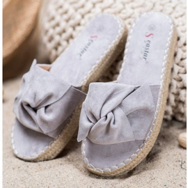 Seastar Velúr Espadrilles szürke 1