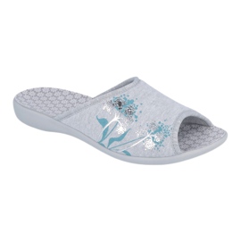 Befado női cipő pu 254D100 szürke zöld 1