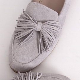 Szürke Női naplopó rojtokkal T357P Szürke 1