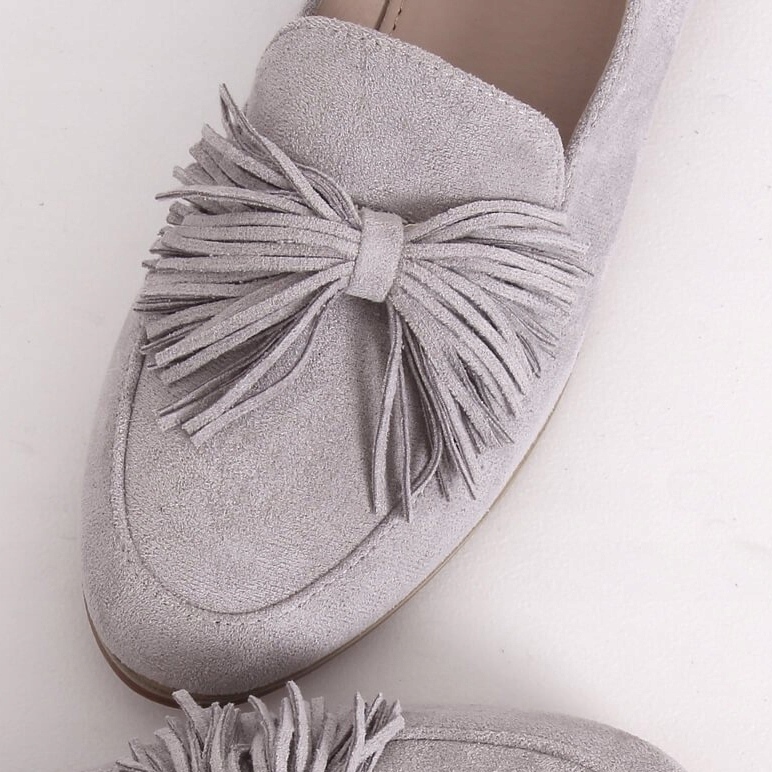 Szürke Női naplopó rojtokkal T357P Szürke 1