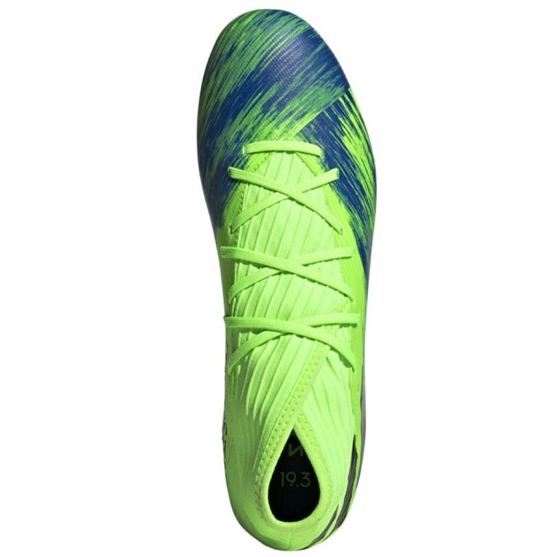 Adidas Nemeziz 19.3 Fg M FV3988 futballcipő piros zöld 2