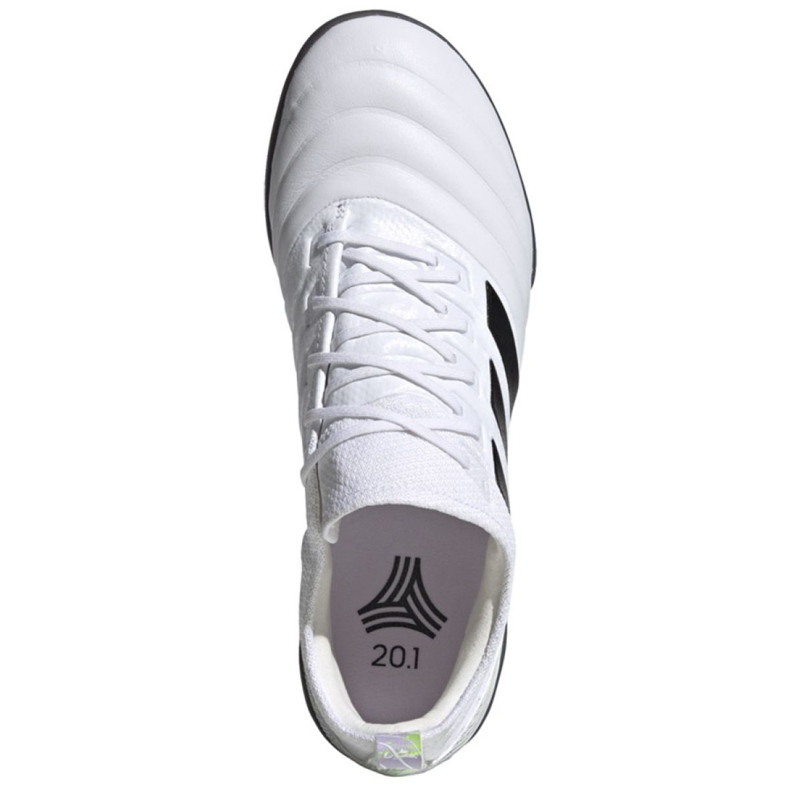 Adidas Copa 20.1 Tf M G28635 futballcipő piros fehér 2