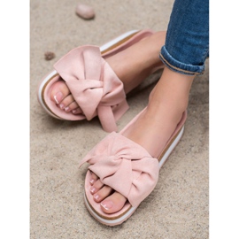 Seastar Alkalmi velúrpapucs rózsaszín 1