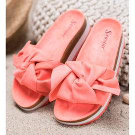 Seastar Alkalmi velúrpapucs sokszínű narancs 1