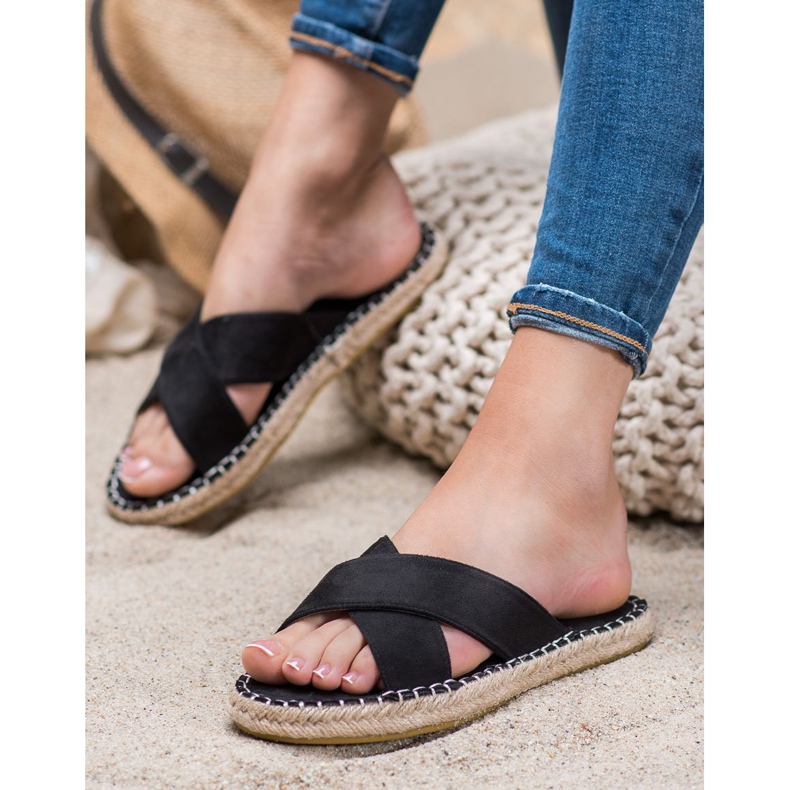 Cm Paris Alkalmi könnyű papucs fekete 2