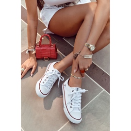 Női cipők Big Star Rubber Toe White DD274336 fehér 1