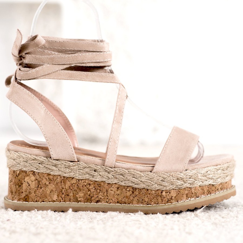 Seastar Kötve velúr szandál barna 2