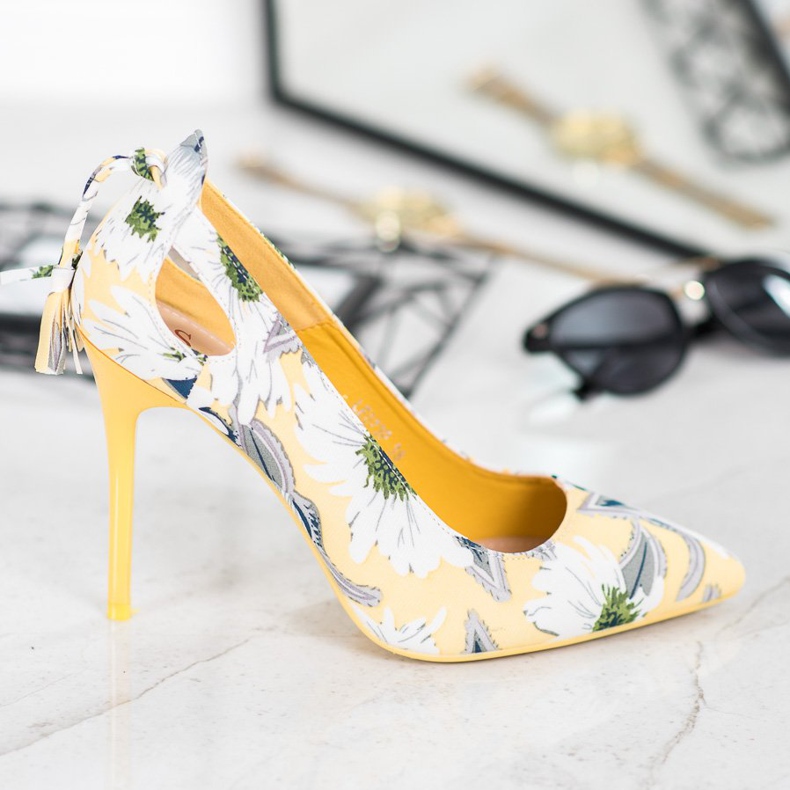 Seastar Stílusos csapok a virágokban sokszínű sárga 2