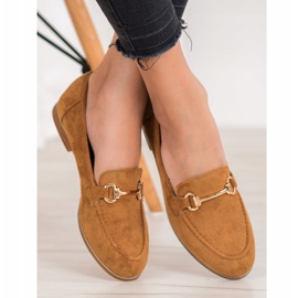 Seastar Elegáns csúszós cipő barna 2