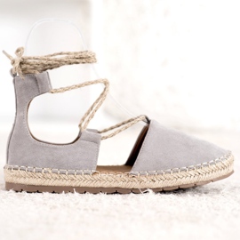 Seastar Velúr espadrilles kötéssel szürke 2 Seastar Velúr espadrilles kötéssel szürke 2