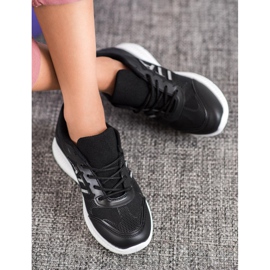 SHELOVET Kényelmes hálócipő fekete 1