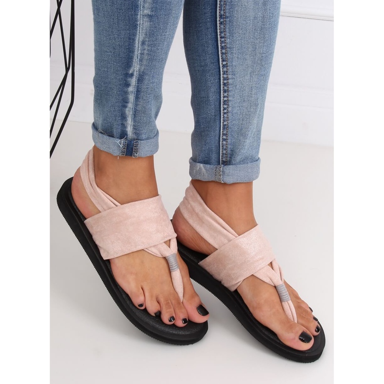Szandál, pamut rózsaszín szandál DD82P Pink 1