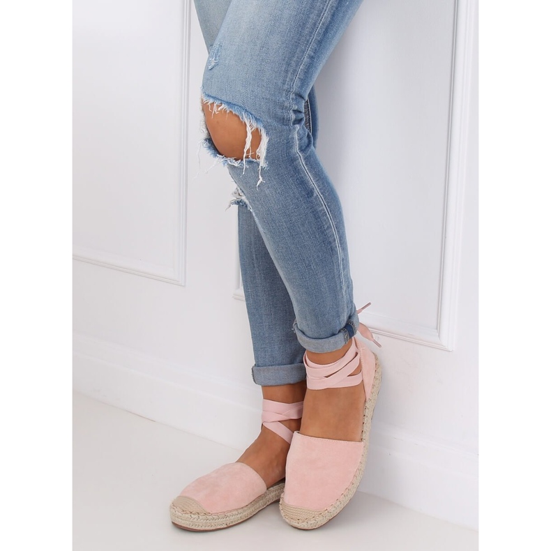 Rózsaszín női espadrilles LL-230P Pink 2 Rózsaszín női espadrilles LL-230P Pink 2