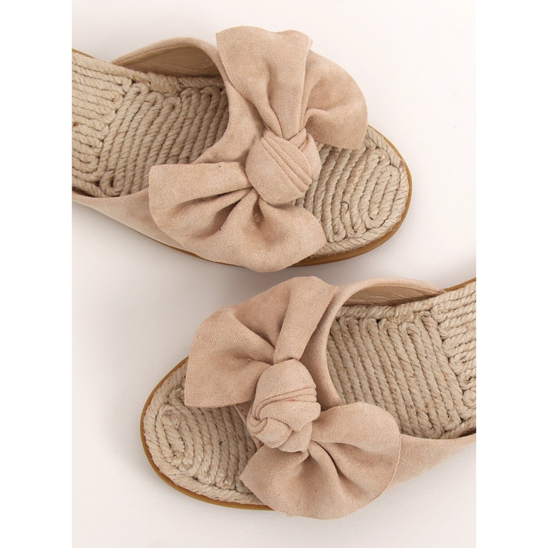 Bézs espadrilles női bézs papucs YT-98 Bézs 1