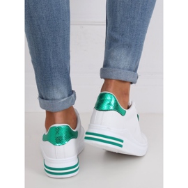 Fehér női sportcipő NB320P-5 FEHÉR / ZÖLD 1