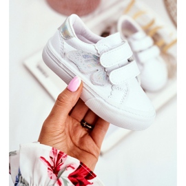 Apawwa Gyermek cipők White Butterfly Velcro Dusmo fehér 1