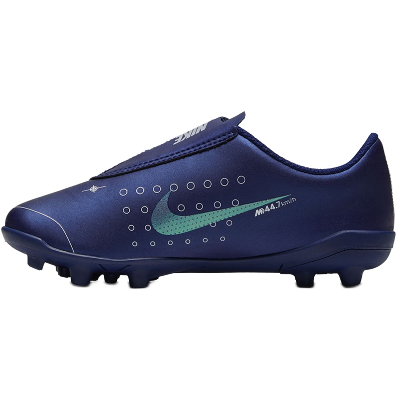 Nike Mercurial Vapor 13 Club Mds Mg PS (V) Jr CJ1149 401 futballcipő sötétkék 2