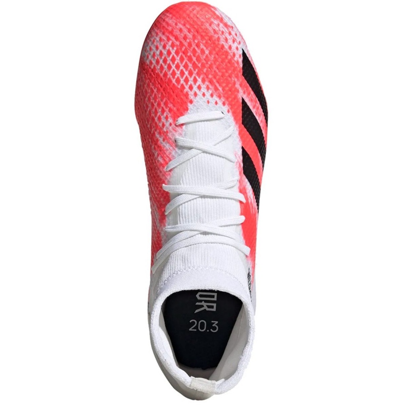 Adidas Predator 20.3 Fg M EG0910 futballcipő sokszínű fehér 1