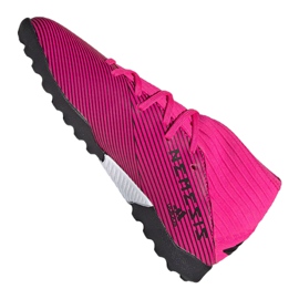 Adidas Nemeziz 19.3 Tf Jr F99944 cipő rózsaszín 3