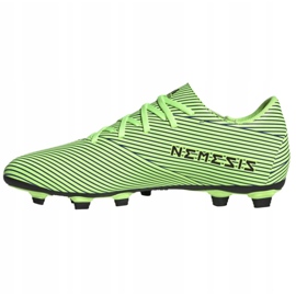 Adidas Nemziz 19.4 FxG M FV3996 futballcipő sokszínű zöld 1