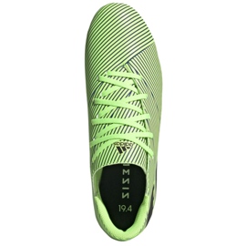 Adidas Nemziz 19.4 FxG M FV3996 futballcipő sokszínű zöld 2