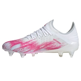 Adidas X 19.1 Sg M EG7143 futballcipő sokszínű fehér 1