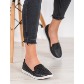 Renda Kényelmes áttört urak fekete 1